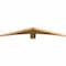 Ekena Millwork Bellingham Rough Sawn Timber Gable Bracket, Western Red Cedar, 48"W x 8"H x 2"D x 4"F, 4/12 Pitch GBW048X08X0204BEL00RWR - alternate 4